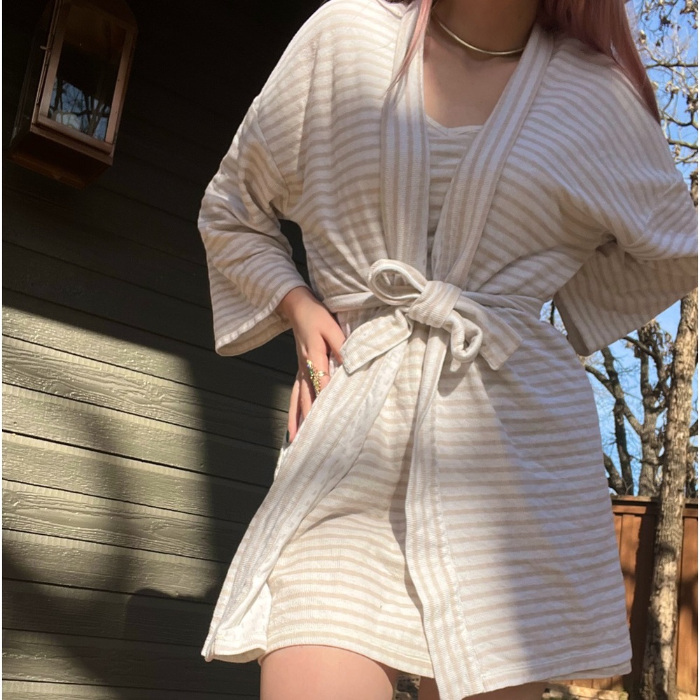 Madewell Nightie and Robe Set